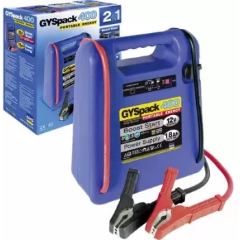 Arrancador GYS PACK 400 12V 480A — arrancador portátil de 12 V, 480 A de corriente máxima