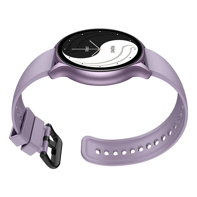 Smartwatch Zeblaze Btalk 3 Plus – 1,39 inch (3,53 cm) IPS 360×360 px, pantalla táctil, correa de silicona, lila
