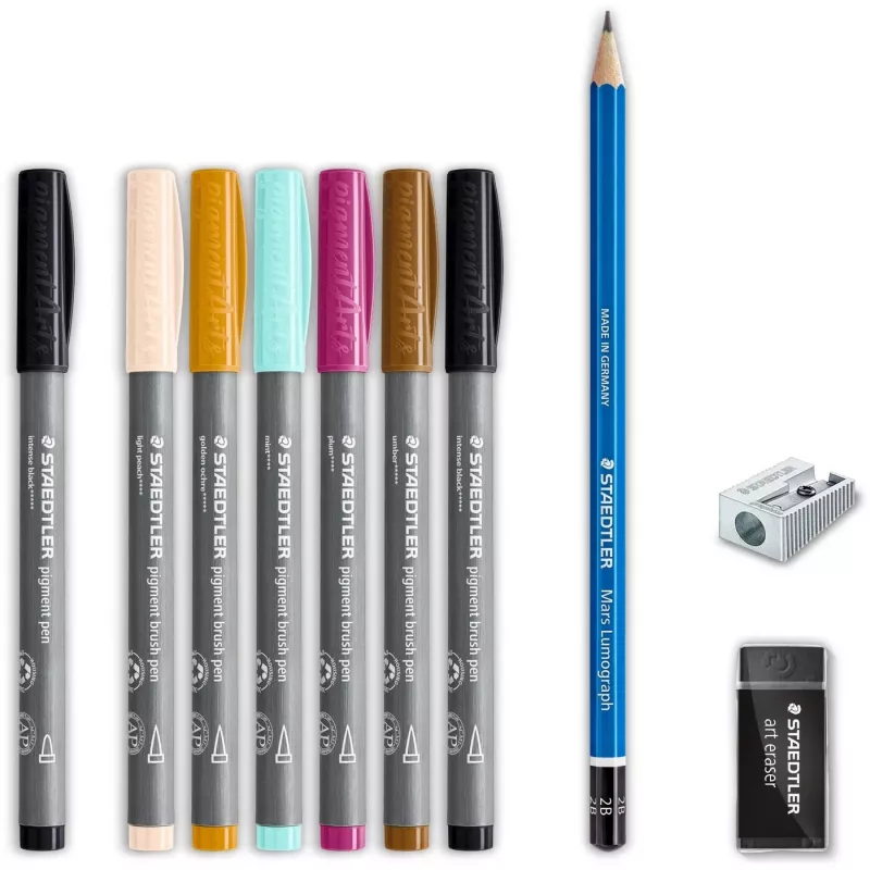 Set de dibujo Drawing Tools Staedtler LineArt & Botanical Set