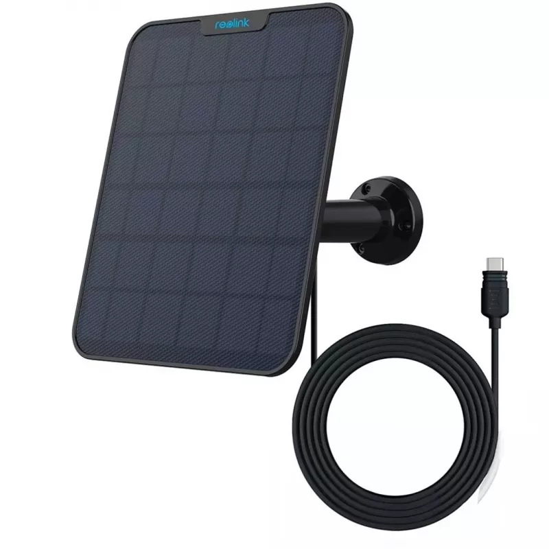 Reolink Panel solar negro 2 TYPE-C
