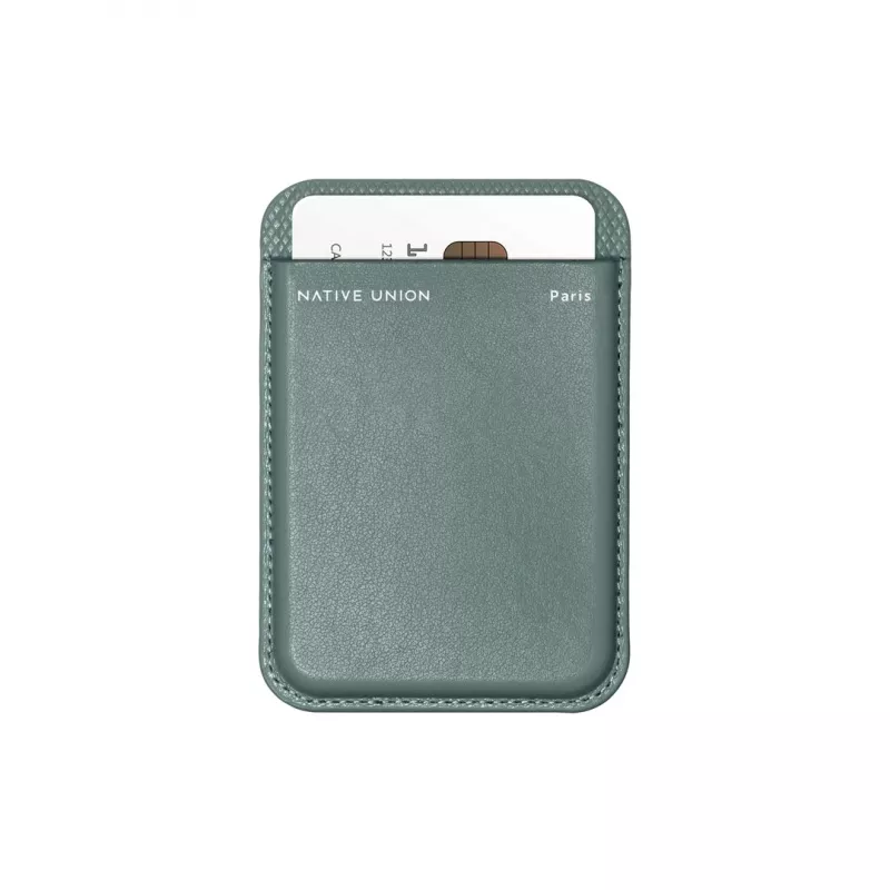 Funda cartera native union (Re)Classic verde compatible con iPhone 15/15 Pro/15 Plus/15 Pro Max, iPhone 14/14 Pro/14 Plus/14 Pro Max, iPhone 13/13 Pro