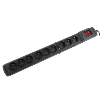 Protección contra sobretensiones Armac M9/15/CZ negro 9 tomas AC 250V 1,5m