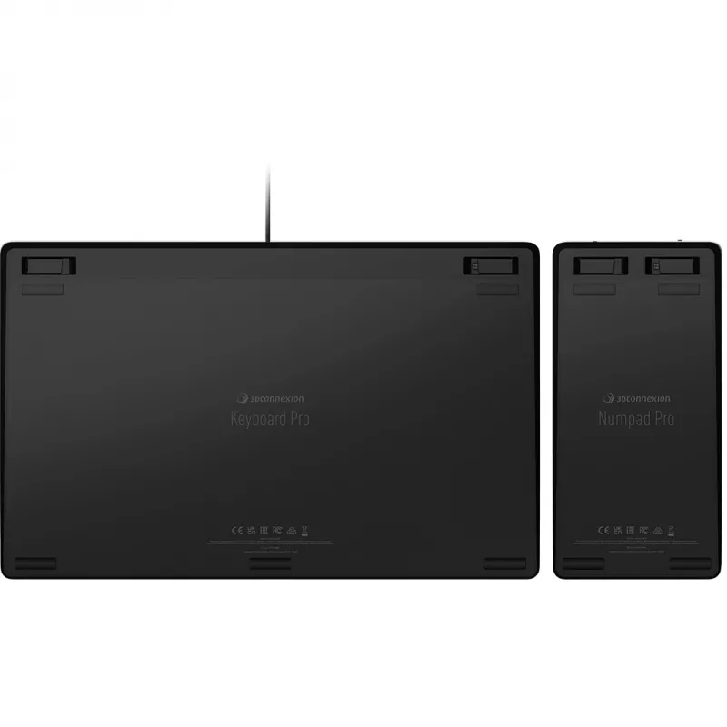 3Dconnexion Keyboard Pro con teclado numérico - Teclado y teclado numérico - USB - QWERTZ - alemán (3DX-700091)