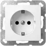 Toma de corriente Schuko GIRA SH System 55 blanco puro modelo 445327 para marcos System 55