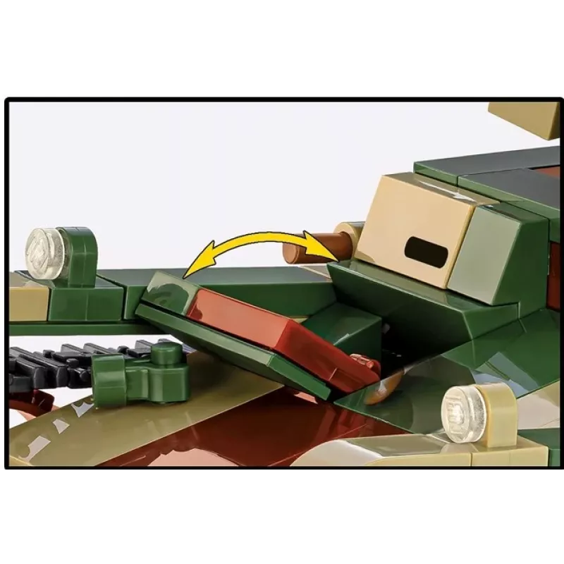 Bloques de construcción Cobi Tanque ligero 7TP modelo, 669 piezas, COBI-2661