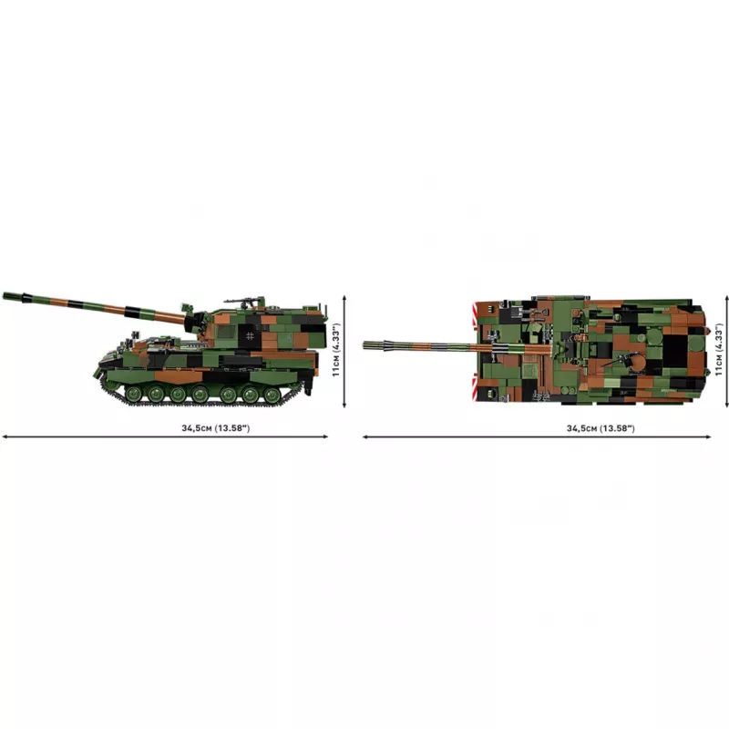 Set de construcción COBI Obús autopropulsado 2000 1006 piezas fuerzas armadas