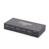 Gembird DSP-4PH4-02 divisor HDMI, 1x HDMI a 4x HDMI, HDMI 1.4, 225 MHz, 3D, acero, negro