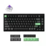 Teclado mecánico Keychron P1 H-M1Z 75% con cable e inalámbrico USB, RF, Bluetooth 5.2, retroiluminación RGB, negro, batería hasta 100 h, USB-C
