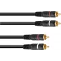 Cable de audio RCA (cinch) Omnitronic 2x2, 0,9 m, modelo 30209356