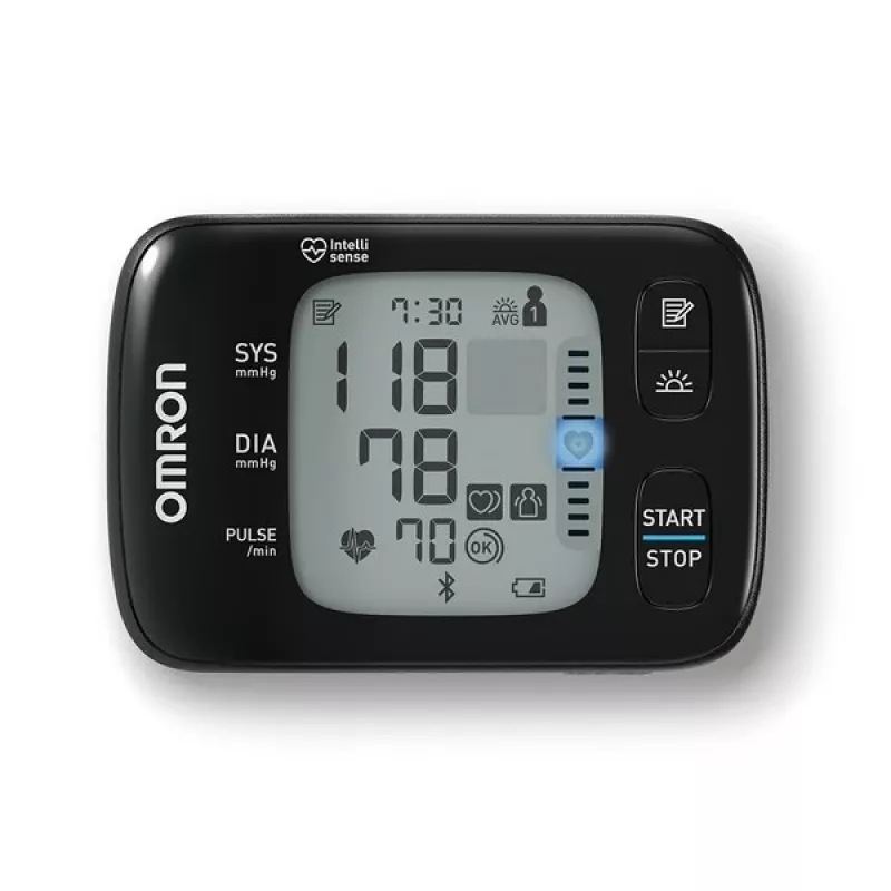 Omron RS7 Intelli IT Monitor de presión arterial de muñeca automático 2 usuarios