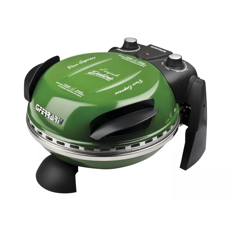 Delizia Horno de pizza G1000603 (Verde, 1.200 vatios, para pizza Ø 31 cm)