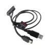 Cable eSATA Akasa Flexstor para HDD y SSD SATA de 6,40 cm (2.5) (AK-CBSA03-80BK)