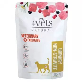 4VETS Natural Urinary Non-struvite - Comida húmeda para gatos - 85 g