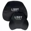 L33T Gaming 160382 Set de cojines de lujo para silla gaming, memory foam, terciopelo, ultrasuave, negro