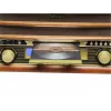 Denver MCR-50MK3 equipo de música retro con tocadiscos, CD/MP3, casete y radio, 2 x 2,5 W, acabado en madera