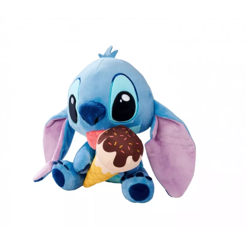 Peluche SIMBA Mascot Stitch helado 25 cm, figura original suave