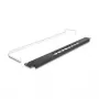 DeLOCK 67060 Panel de conexión de 19 pulgadas tipo D con alivio de tensión, 8 puertos centrados, 1U, negro