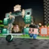 Bloques de construcción MARIOINEX Mini Waffle City atraco al banco, 148 piezas