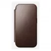 Funda para móvil Nomad Modern Leather Folio para iPhone 17 Pro, cuero/aluminio, 16 cm (6,3