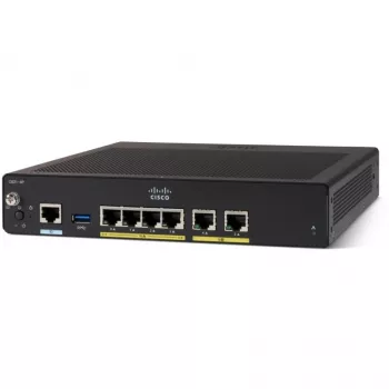 Router cableado Cisco C927-4P Gigabit Ethernet negro