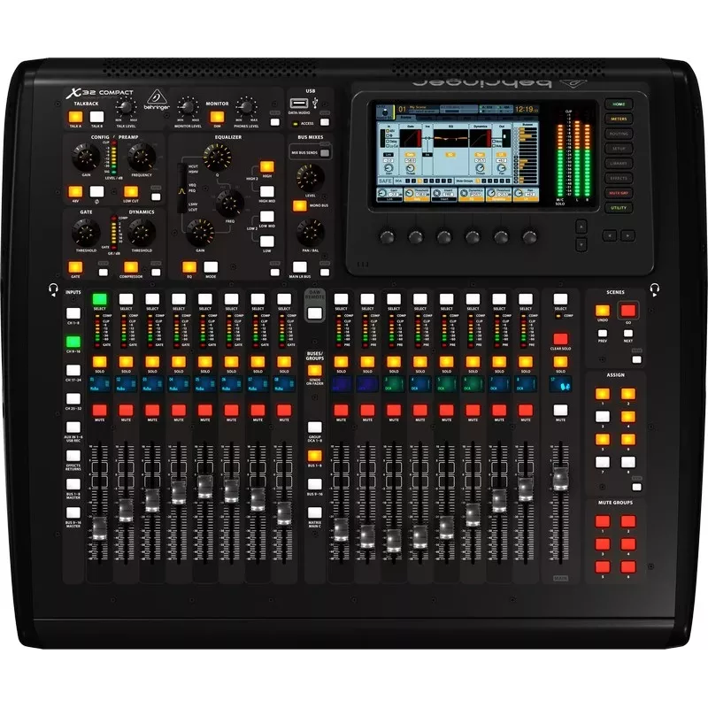 Mesa de mezclas Behringer X32 Compact 40 canales 10 - 22000 Hz negro