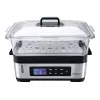Vaporera STEBA DG 2 (1200 vatios, acero inoxidable / negro) (05.22.00)