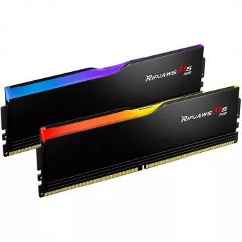 DIMM 32 GB DDR5-6000, memoria RAM negra, F5-6000J2836G16GX2-RM5RK, Ripjaws M5 RGB, INTEL XMP