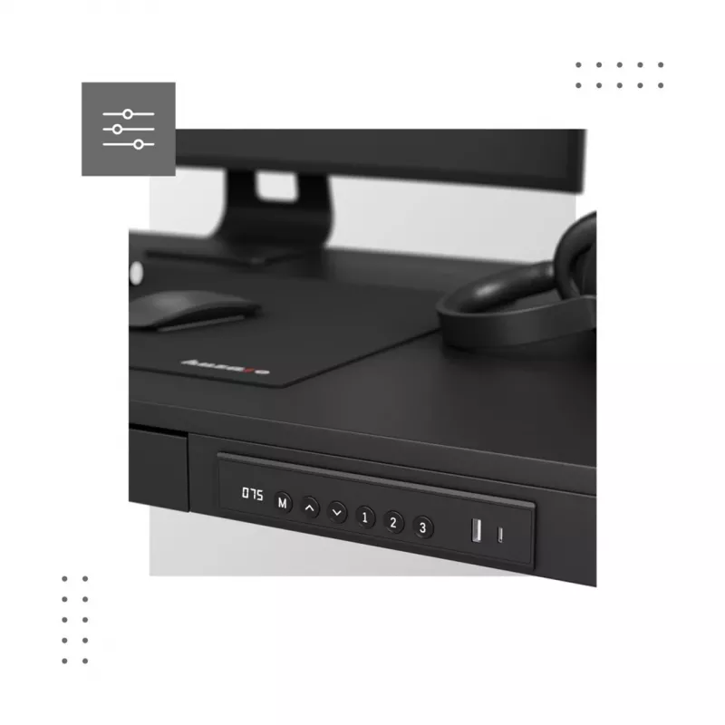 Escritorio eléctrico MA-Leader 8.2 negro