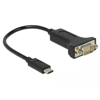 Cable serie DeLOCK 63908 negro 0,15 m DB-9