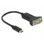 Cable serie DeLOCK 63908 negro 0,15 m DB-9