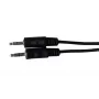 Microconnect AUDLL1 cable de audio 1 m 3,5 mm negro