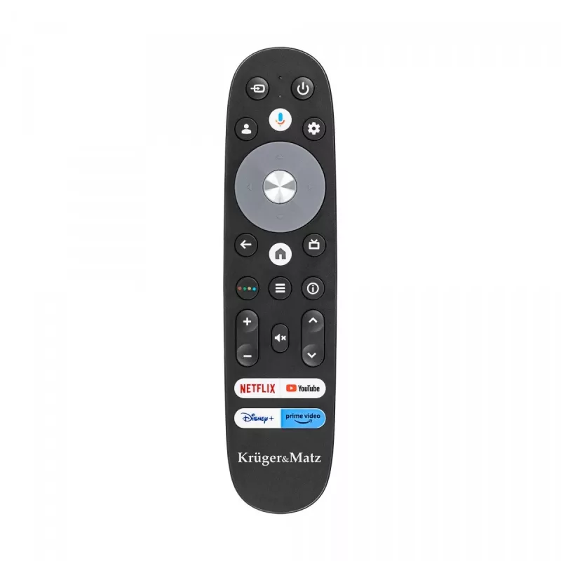 Televisor LED kruger & matz KM0250UHD-SA 50 inch UHD 4K Google TV DVB-T2/T/C H.265 HEVC clase energética F