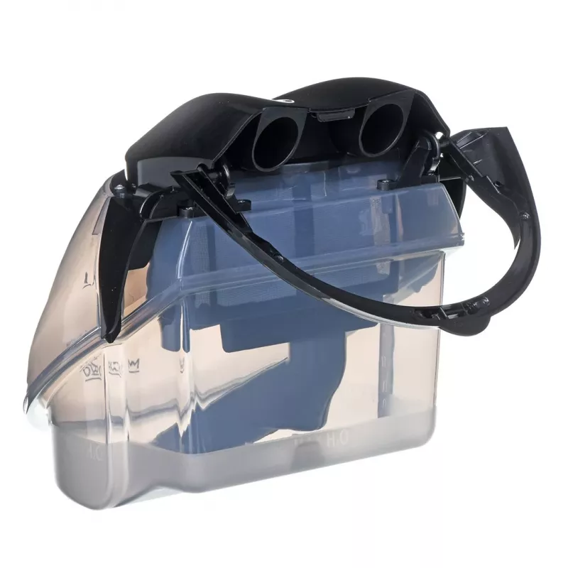 SV 7, limpiador de vapor de cilindro, 0,5 l, negro, gris, blanco, botones, fijo, 50 cm
