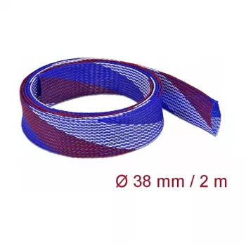 Funda para cables DeLOCK 20756 azul rojo blanco