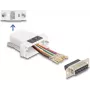 DeLOCK D-Sub 15 pines hembra a RJ45 hembra kit de montaje amarillo VGA RJ-45