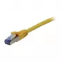 Cable de parcheo RJ45 - CAT6A 500 MHz - 10 m - amarillo - S-STP(S/FTP) - AWG27 - LSZH - Synergy 21