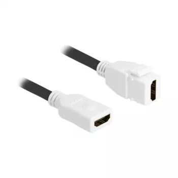 Cable HDMI DeLOCK 90684 HDMI tipo A estándar 0,2 m blanco