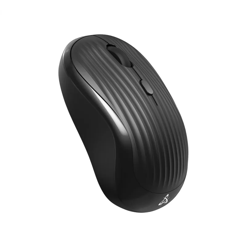 Ratón SBOX WM-602 negro interfaz inalámbrica