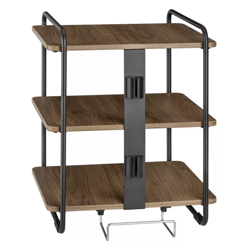 Soporte Maclean de tres estantes MC-978, elegante, Max, soporte para monitor