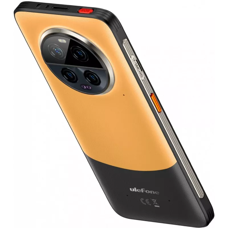 Smartphone robusto UleFone Armor 23 Ultra 5G – 12 GB RAM, 512 GB almacenamiento, naranja