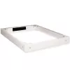 Base de rack ROLINE 800 x 1000 mm gris – soporte de suelo para armarios de red de 19