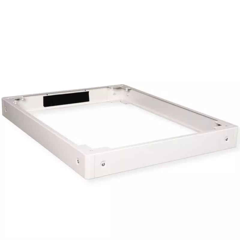 Base de rack ROLINE 800 x 1000 mm gris – soporte de suelo para armarios de red de 19