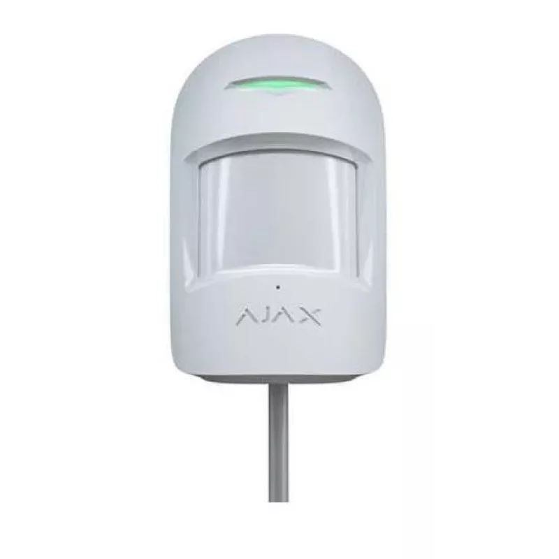 Detector de movimiento PIR cableado Ajax Superior CombiProtect Fibra — montaje en pared, 12 m, Blanco
