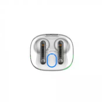 Auriculares White Shark GEB-TWS37 HyperBeat blanco
