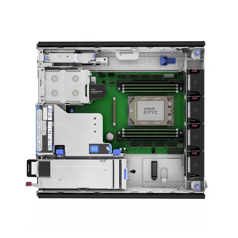 HPE ProLiant DL145 Gen11 8024P 2,4 GHz 8c 1P 1x32GB-R 2SFF NS204i-u NC BCM5719 2x1000W PS EMEA Servidor