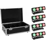 Set de luz LED EUROLITE PMB-4 COB QCL 30W 4x – compacto, para escenario/iluminación portátil