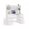 Conjunto escritorio KUBA + Extension Piece, blanco