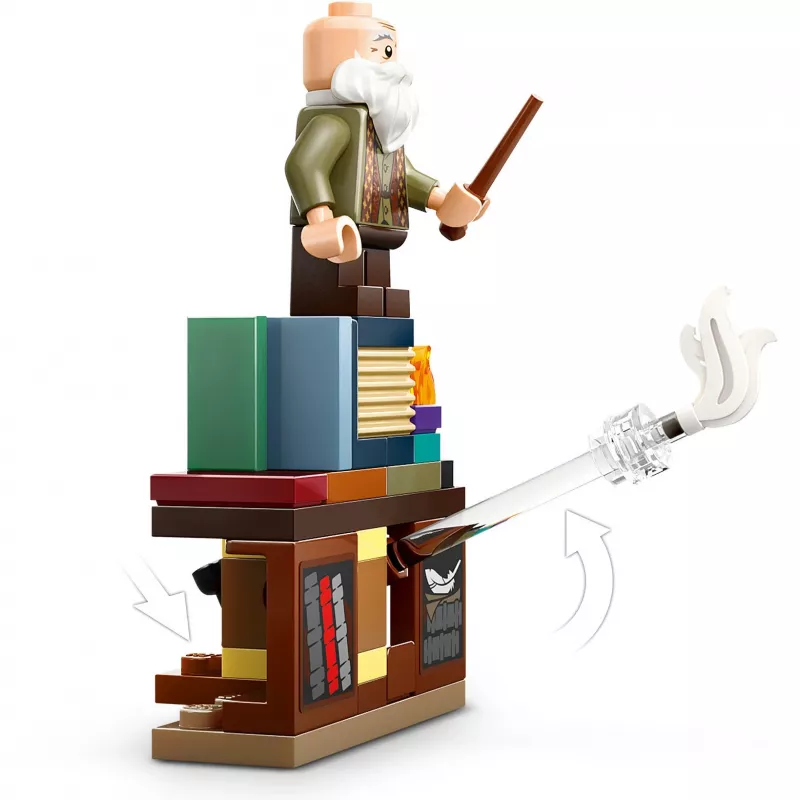 Set de construcción LEGO Harry Potter Clase de encantamientos del castillo de Hogwarts 76442 – 204 piezas, 3 minifiguras, para niños a partir de 8 años