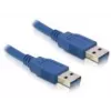 Cable USB DeLOCK USB 3.0-A macho/macho 2m azul