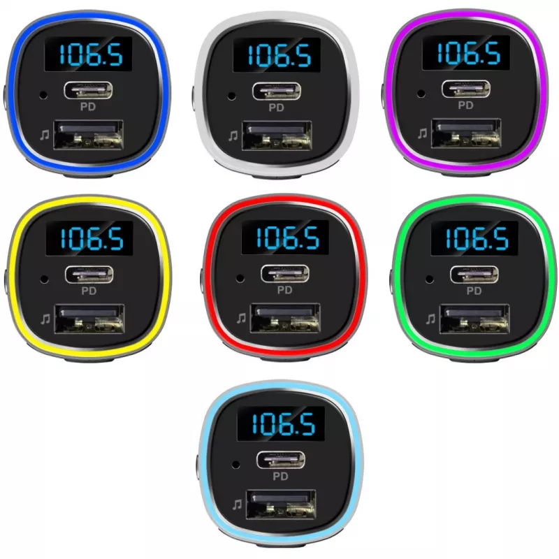 Transmisor FM 4smarts 456201 mechero negro plata AM FM Bluetooth